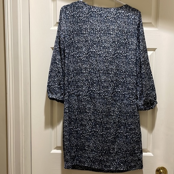 Gap gray/black/white printed dress (sz 10) - Picture 9 of 10